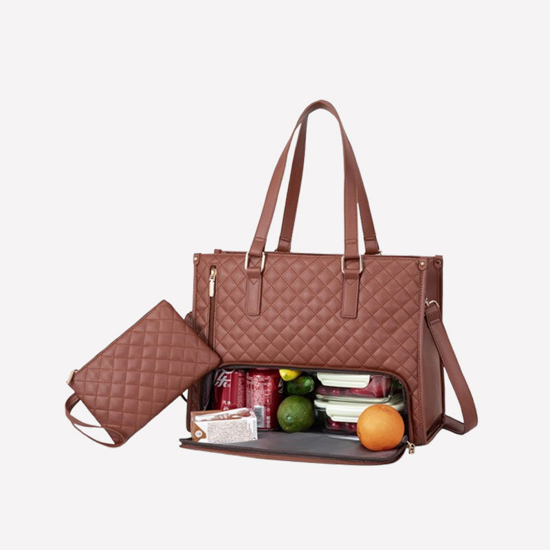 2 in 1 Tote Bag Insulated Lunch Bag