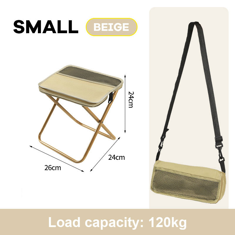 Foldable backpack stool