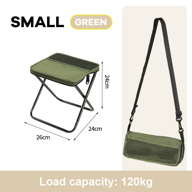 Foldable backpack stool