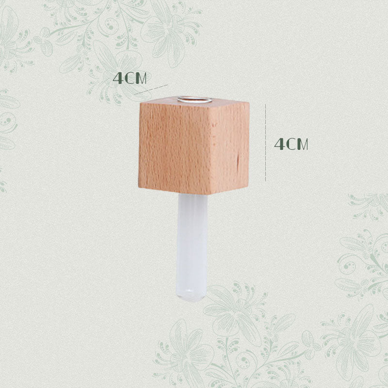 Wooden Flower Arrangement Refrigerator Magnet
