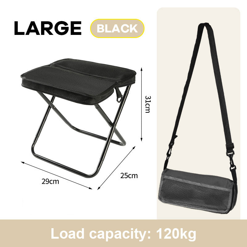 Foldable backpack stool