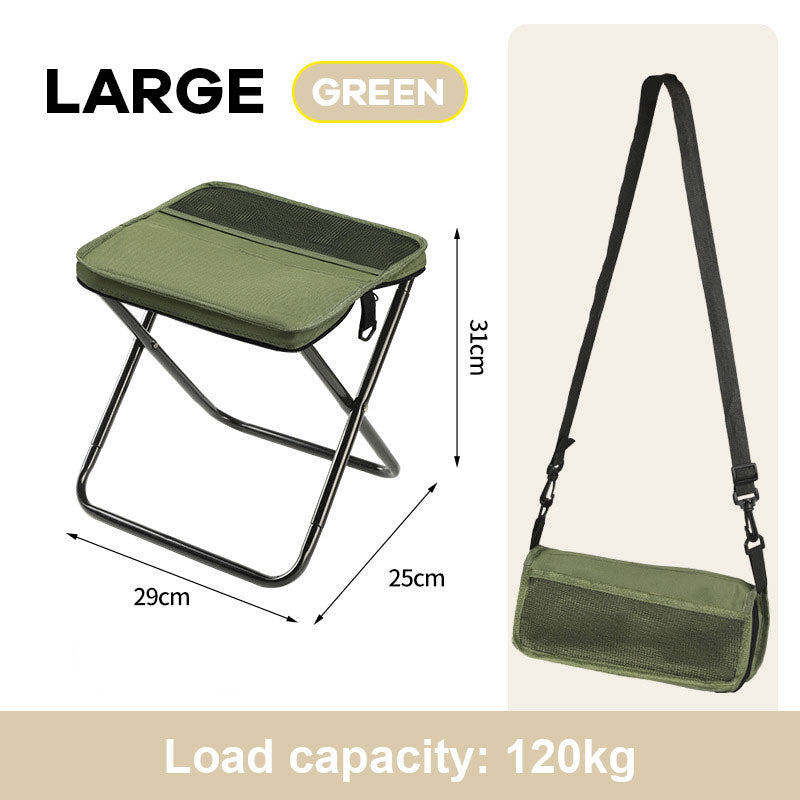 Foldable backpack stool