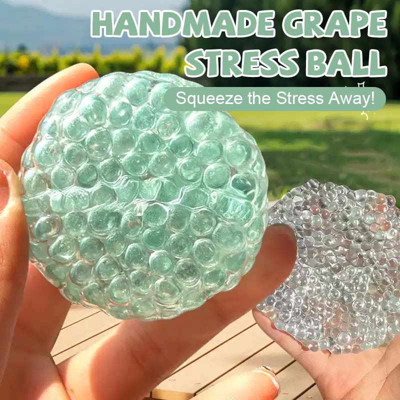 π Handmade Grape Stress Ball β Squeeze the Stress Away!