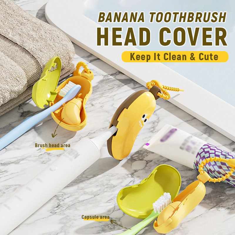 π Banana Toothbrush Head Cover β Keep It Clean & Cute! πͺ₯β¨
