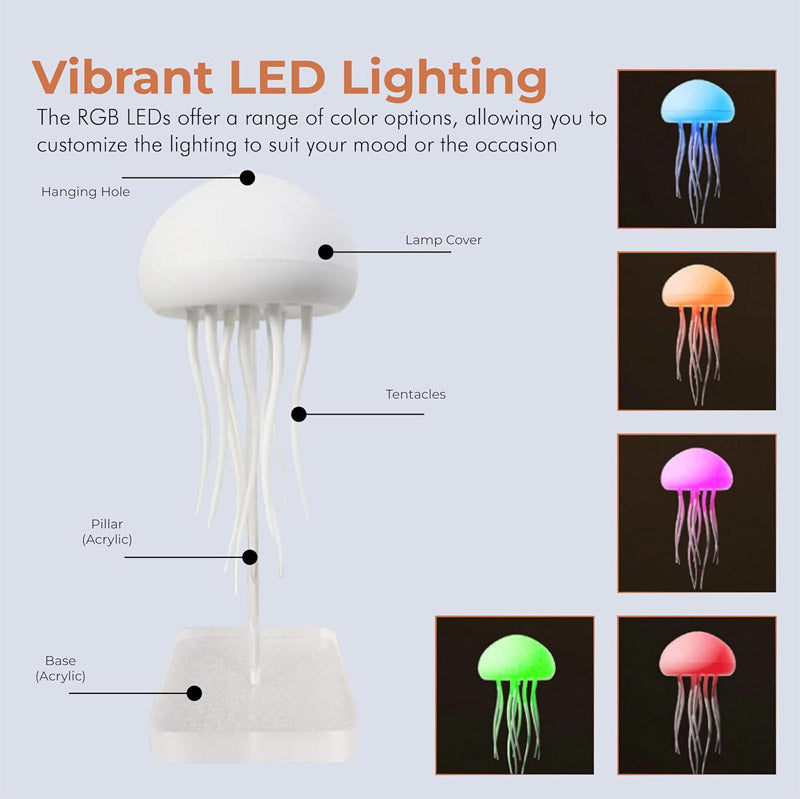 Gradient Swimming Jellyfish Light