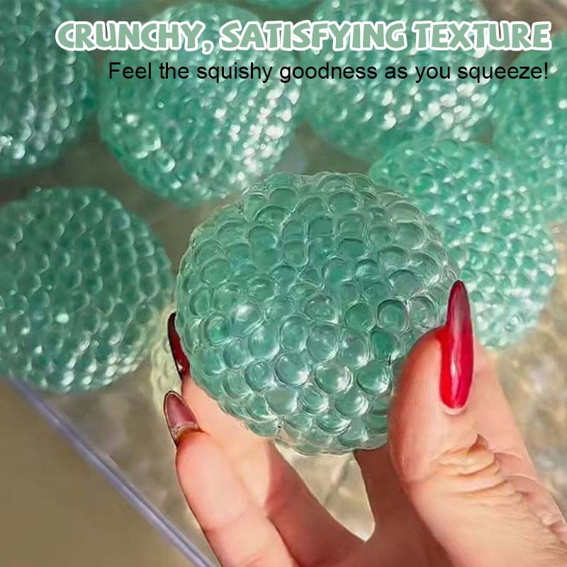π Handmade Grape Stress Ball β Squeeze the Stress Away!