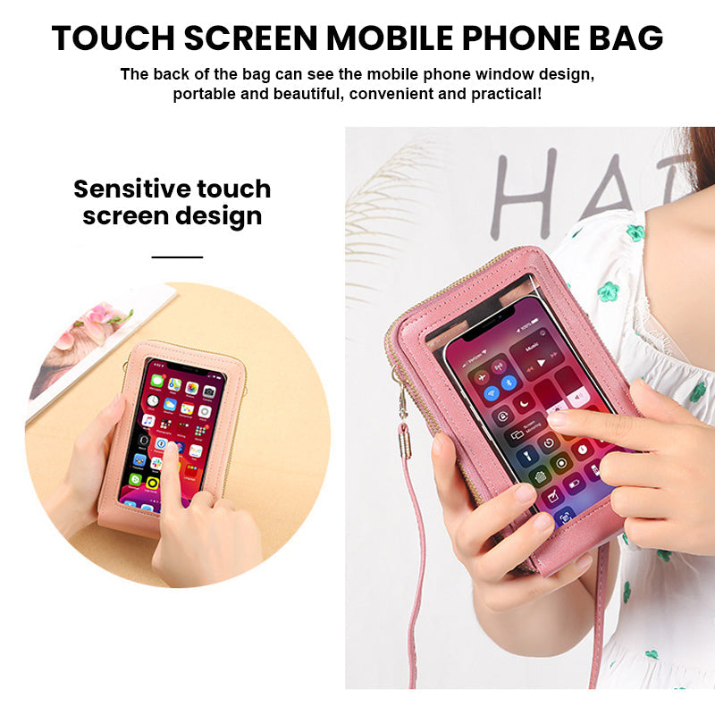 2025 Multifunctional Touch Screen Crossbody Mobile Phone Bag