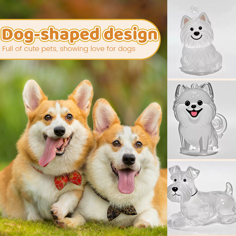 Transparent Puppy Hair Memorial Storage Box