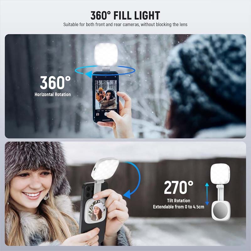 Detachable Mobile Phone LED Video Light