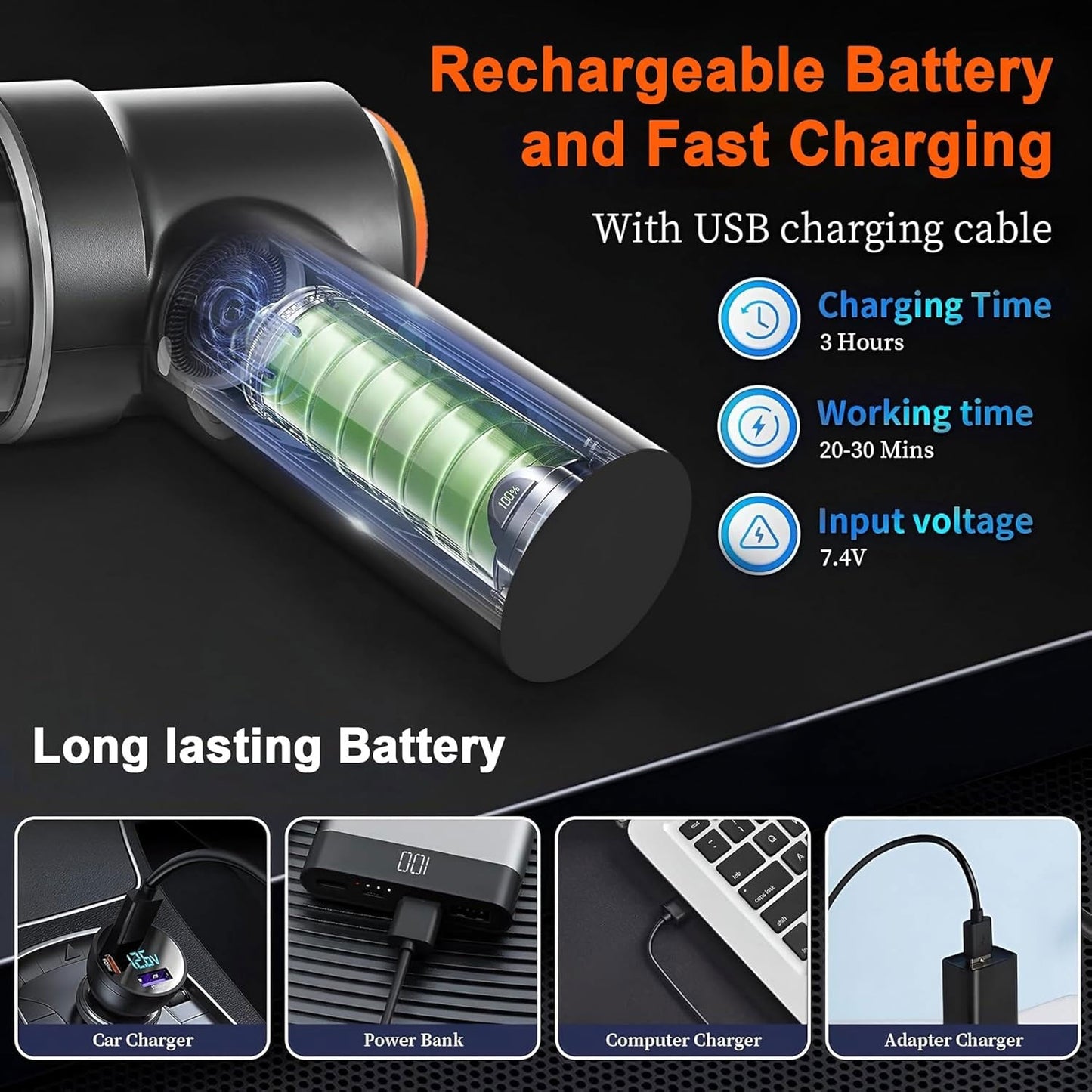 Handheld Car Vacuum Cleaner