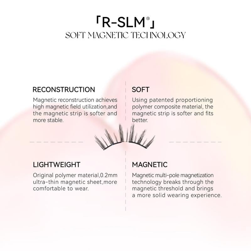 🔥Superdeal! 40% Discount! – Soft Magnetic False Eyelashes – All-in-One Box, Reusable & Easy to Apply