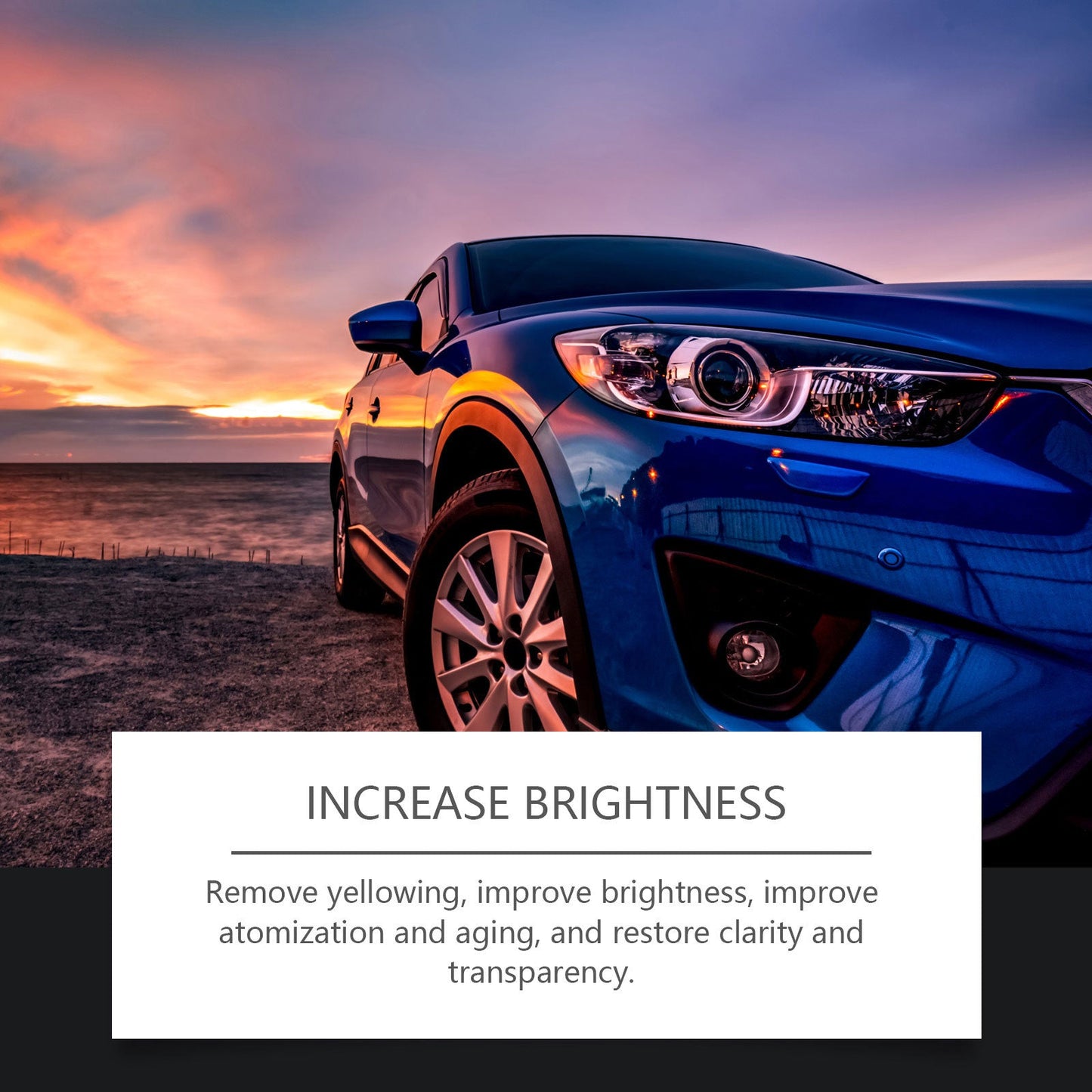 🛠️ Headlight Restoration Kit – Restore Clarity, Drive Safer!
