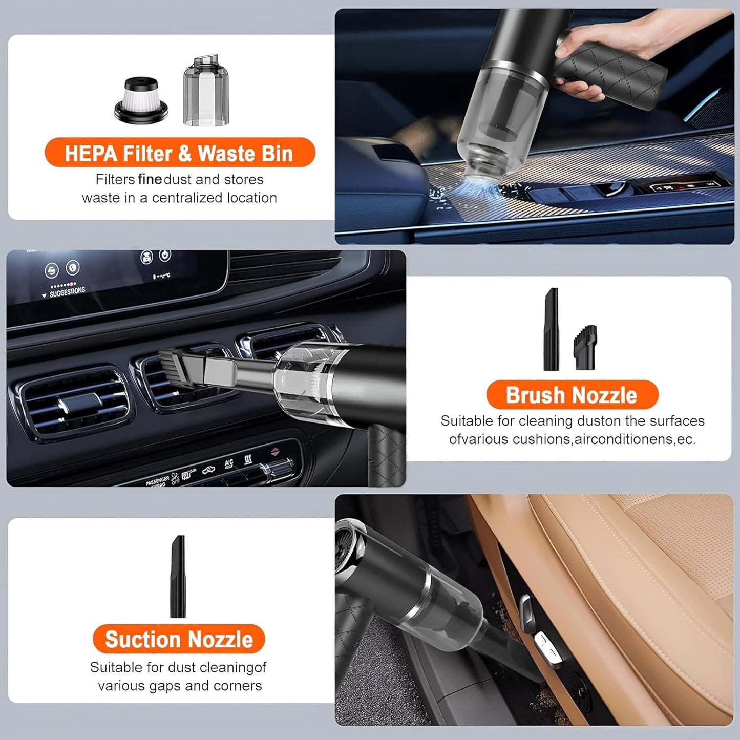 Handheld Car Vacuum Cleaner