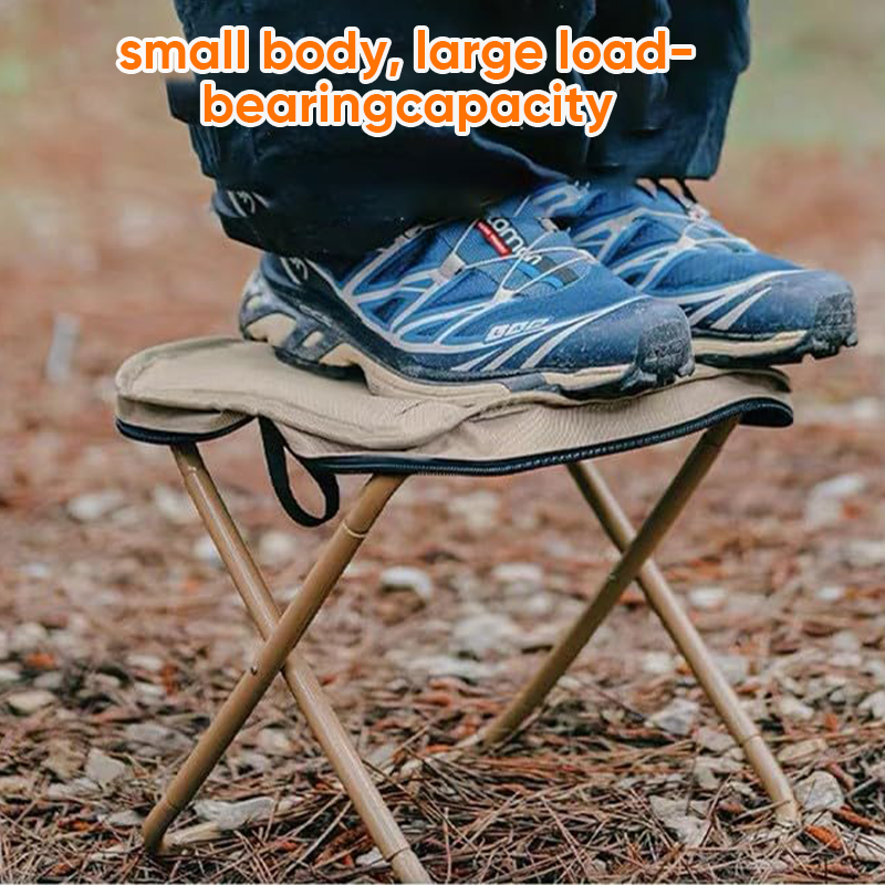 Foldable backpack stool