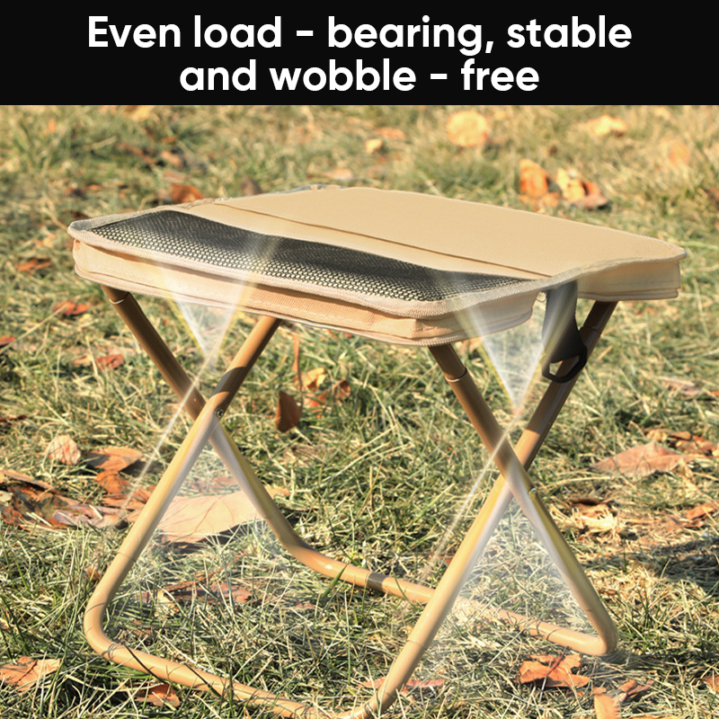 Foldable backpack stool