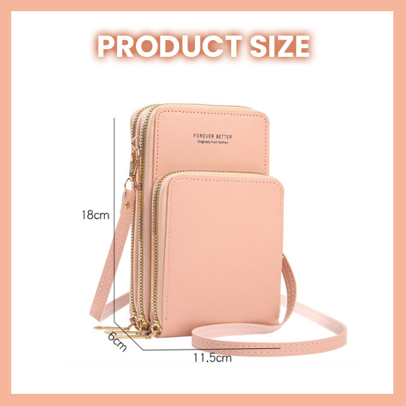 2025 Multifunctional Touch Screen Crossbody Mobile Phone Bag