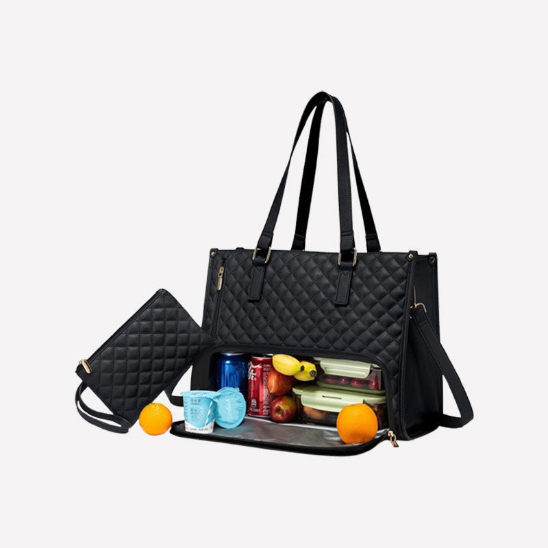 2 in 1 Tote Bag Insulated Lunch Bag