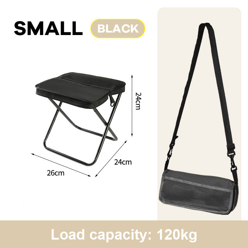 Foldable backpack stool