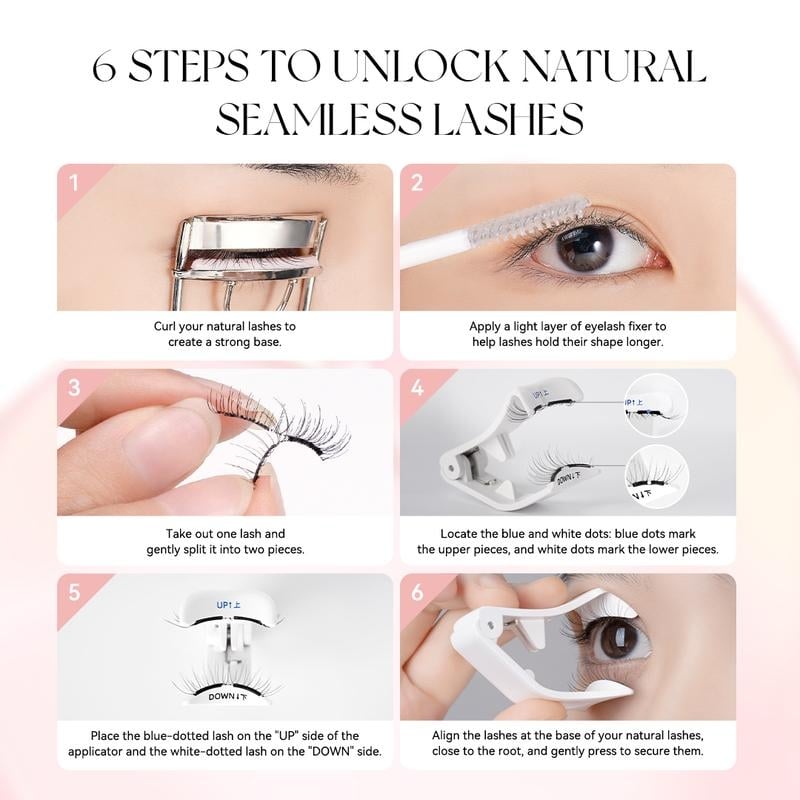 🔥Superdeal! 40% Discount! – Soft Magnetic False Eyelashes – All-in-One Box, Reusable & Easy to Apply