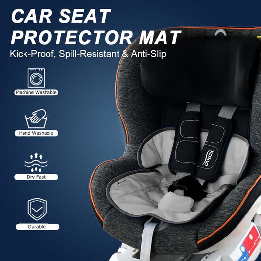 Car Seat Protector Mat – Kick-Proof, Spill-Resistant & Anti-Slip 🚗🛡️