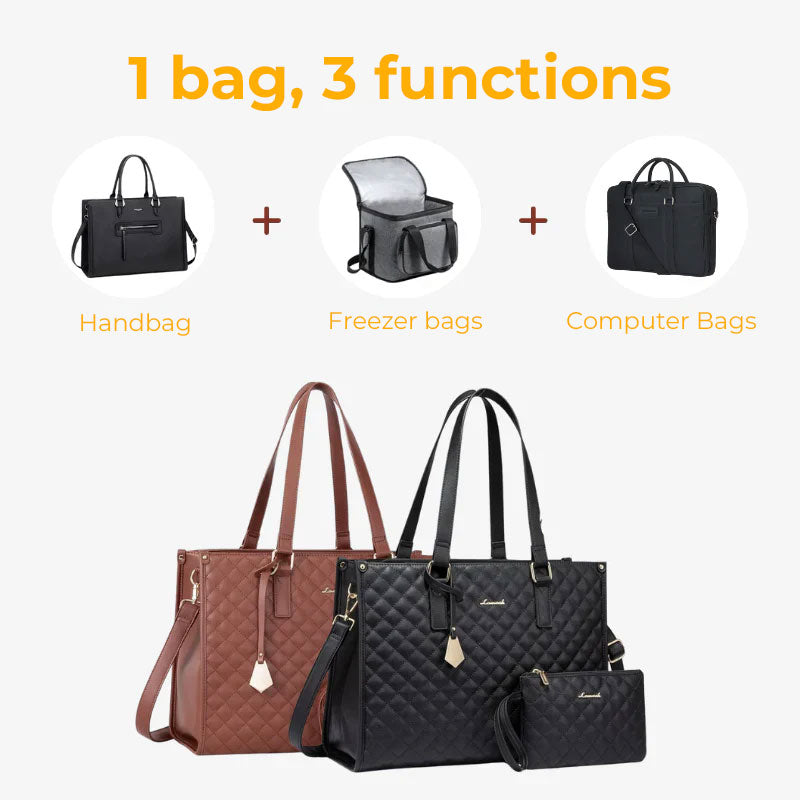 2 in 1 Tote Bag Insulated Lunch Bag