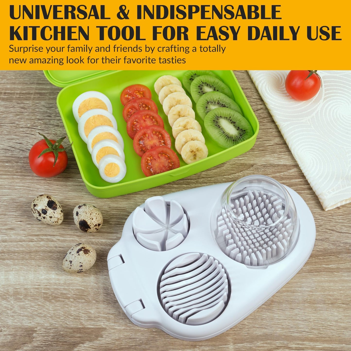Egg Slicer for Hard Boiled Eggs