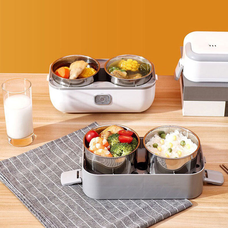 Portable Electric Heating Lunch Box 🍱 | Fresh Hot Meals, Anytime Anywhere