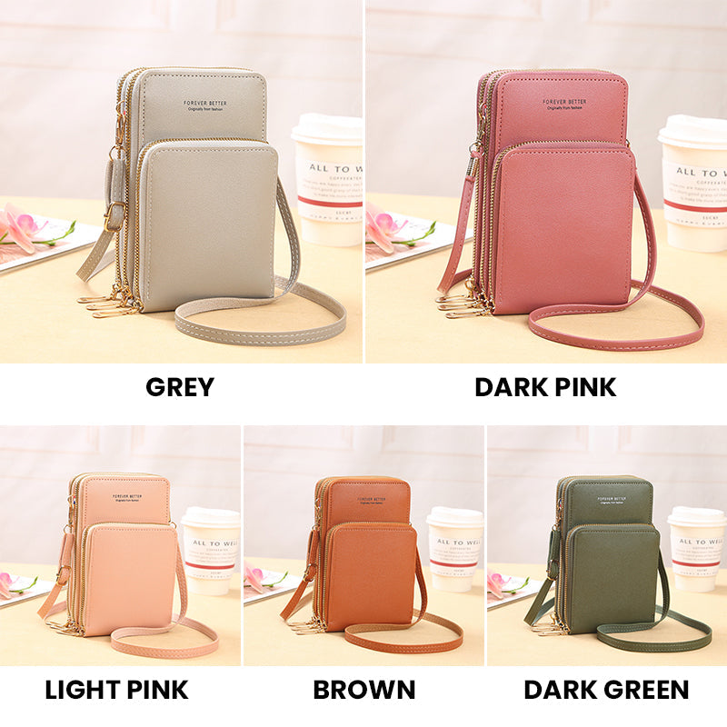 2025 Multifunctional Touch Screen Crossbody Mobile Phone Bag
