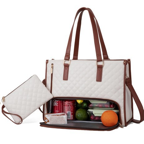 2 in 1 Tote Bag Insulated Lunch Bag